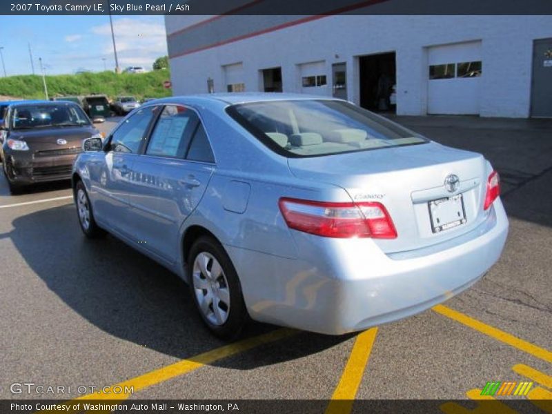Sky Blue Pearl / Ash 2007 Toyota Camry LE