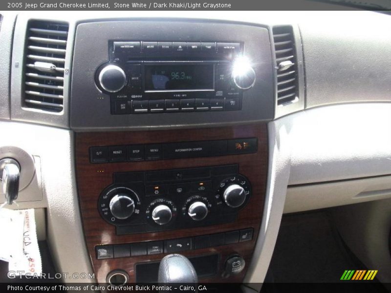 Stone White / Dark Khaki/Light Graystone 2005 Jeep Grand Cherokee Limited