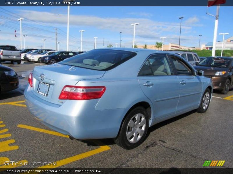 Sky Blue Pearl / Ash 2007 Toyota Camry LE
