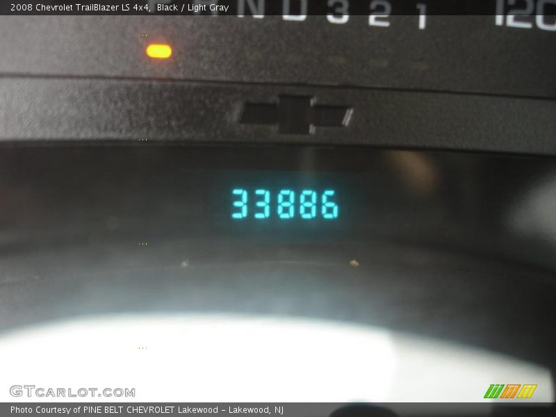 Black / Light Gray 2008 Chevrolet TrailBlazer LS 4x4