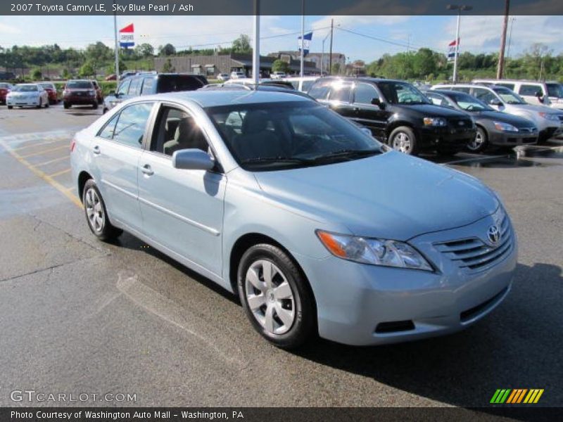 Sky Blue Pearl / Ash 2007 Toyota Camry LE