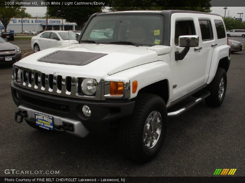 Birch White / Light Cashmere/Ebony 2008 Hummer H3