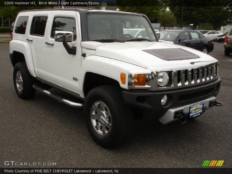 Birch White / Light Cashmere/Ebony 2008 Hummer H3