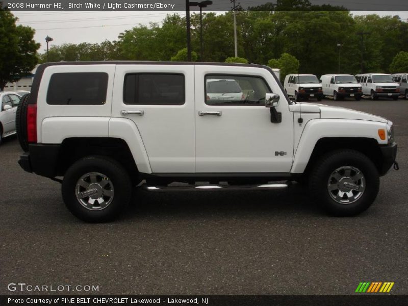 Birch White / Light Cashmere/Ebony 2008 Hummer H3