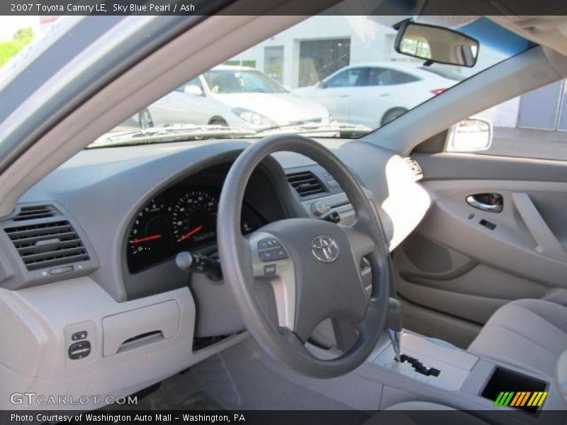 Sky Blue Pearl / Ash 2007 Toyota Camry LE
