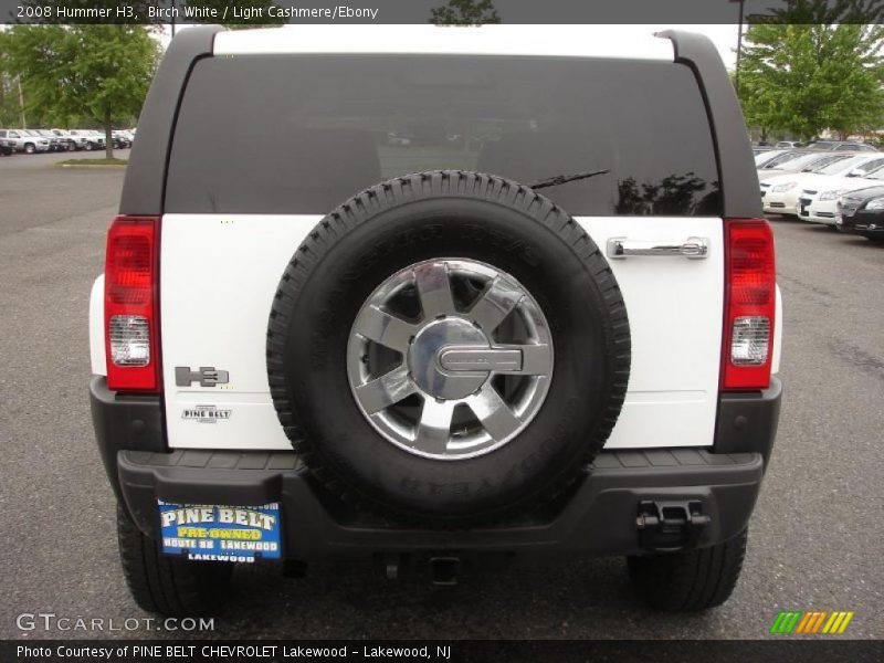 Birch White / Light Cashmere/Ebony 2008 Hummer H3