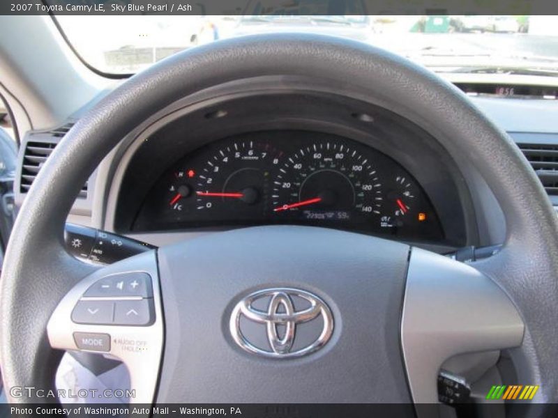 Sky Blue Pearl / Ash 2007 Toyota Camry LE