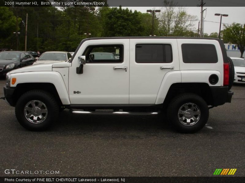Birch White / Light Cashmere/Ebony 2008 Hummer H3