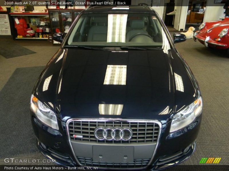 Ocean Blue Pearl Effect / Black 2008 Audi A4 2.0T quattro S-Line Avant