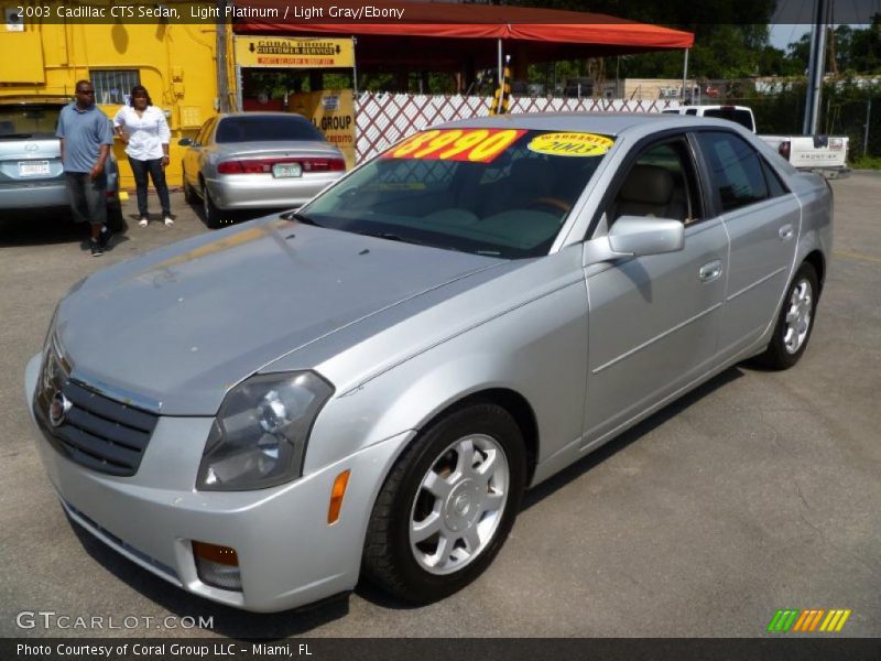 Light Platinum / Light Gray/Ebony 2003 Cadillac CTS Sedan