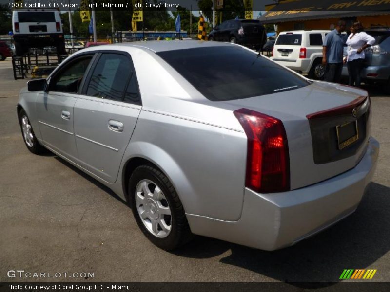 Light Platinum / Light Gray/Ebony 2003 Cadillac CTS Sedan