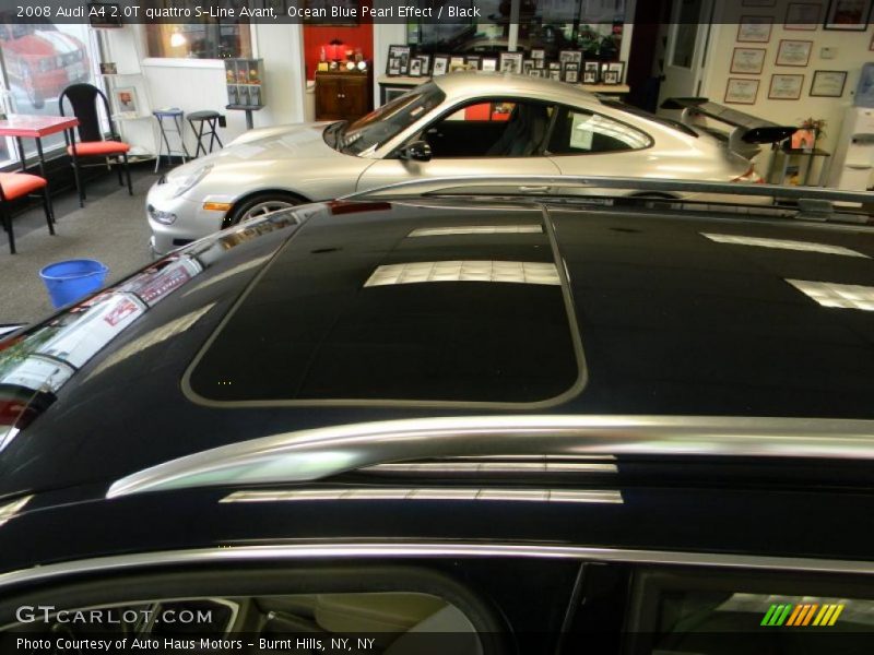 Ocean Blue Pearl Effect / Black 2008 Audi A4 2.0T quattro S-Line Avant