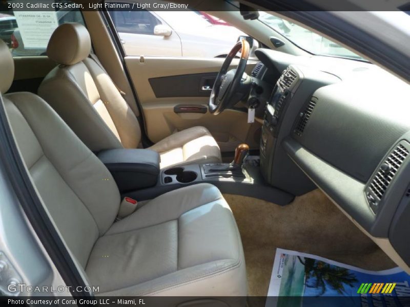 Light Platinum / Light Gray/Ebony 2003 Cadillac CTS Sedan