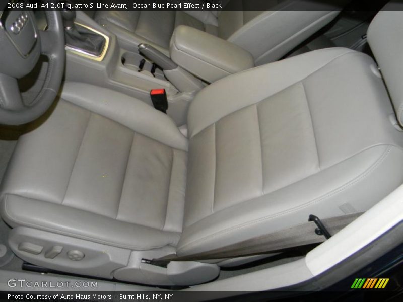 Ocean Blue Pearl Effect / Black 2008 Audi A4 2.0T quattro S-Line Avant