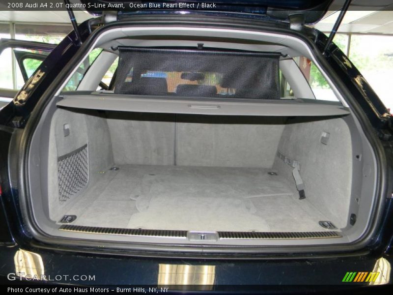 Ocean Blue Pearl Effect / Black 2008 Audi A4 2.0T quattro S-Line Avant