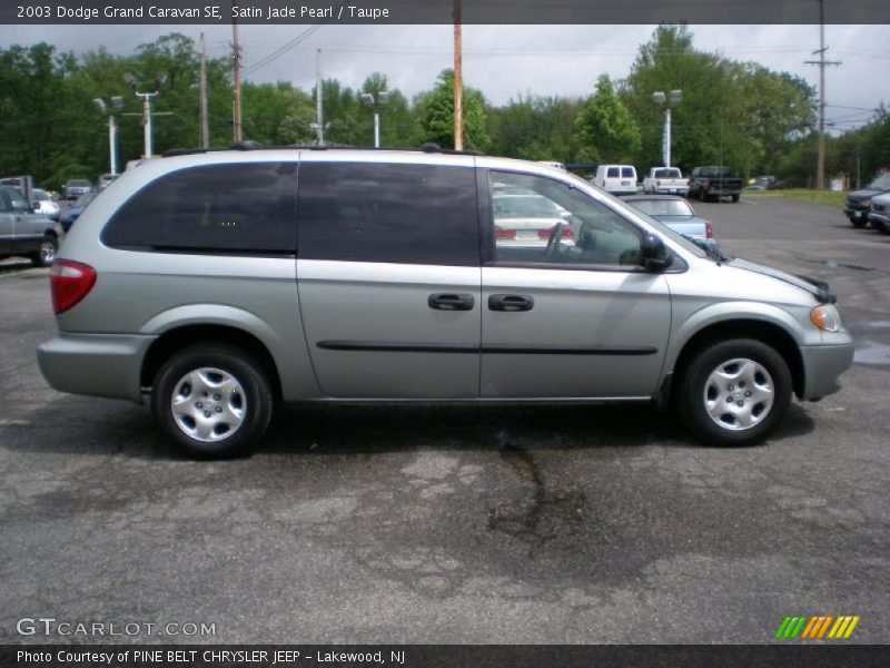 Satin Jade Pearl / Taupe 2003 Dodge Grand Caravan SE