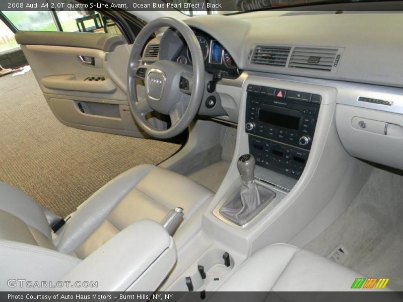 Ocean Blue Pearl Effect / Black 2008 Audi A4 2.0T quattro S-Line Avant