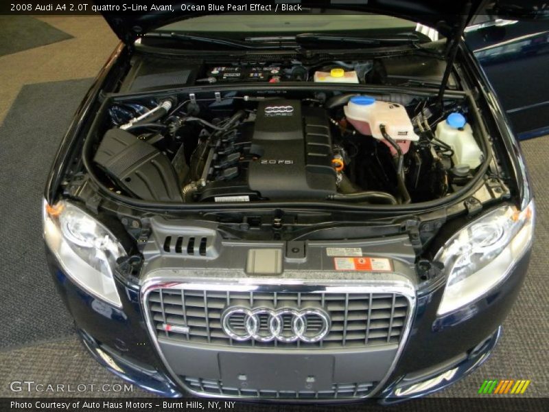  2008 A4 2.0T quattro S-Line Avant Engine - 2.0 Liter FSI Turbocharged DOHC 16-Valve VVT 4 Cylinder