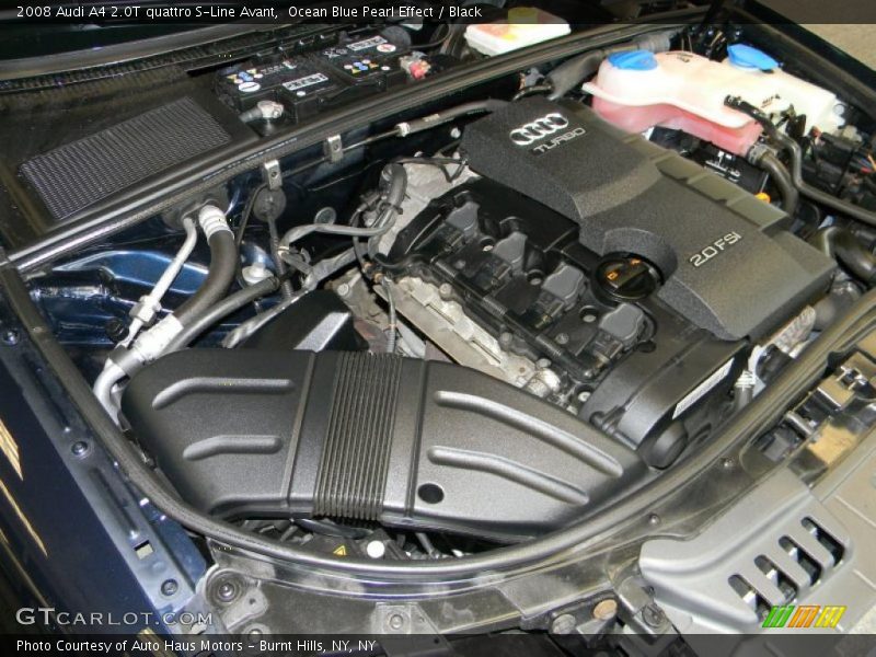 Ocean Blue Pearl Effect / Black 2008 Audi A4 2.0T quattro S-Line Avant
