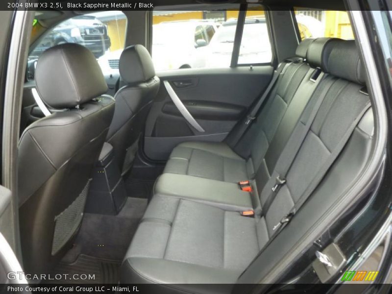 Black Sapphire Metallic / Black 2004 BMW X3 2.5i