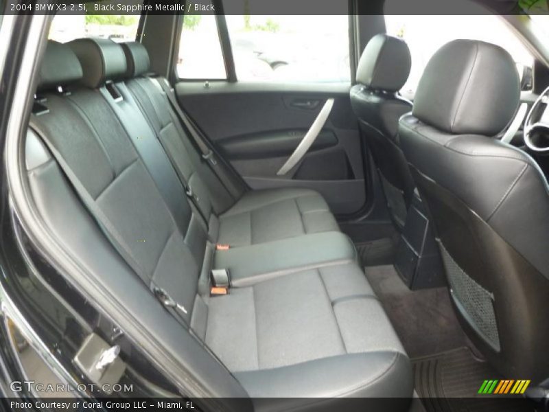 Black Sapphire Metallic / Black 2004 BMW X3 2.5i