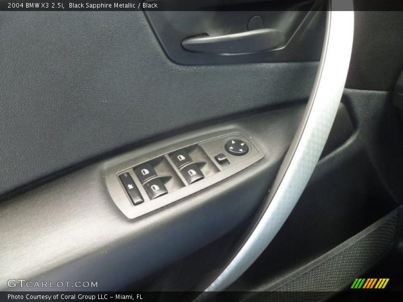 Black Sapphire Metallic / Black 2004 BMW X3 2.5i