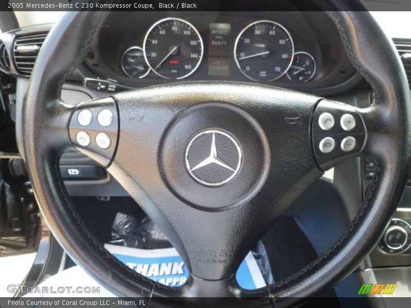  2005 C 230 Kompressor Coupe Steering Wheel