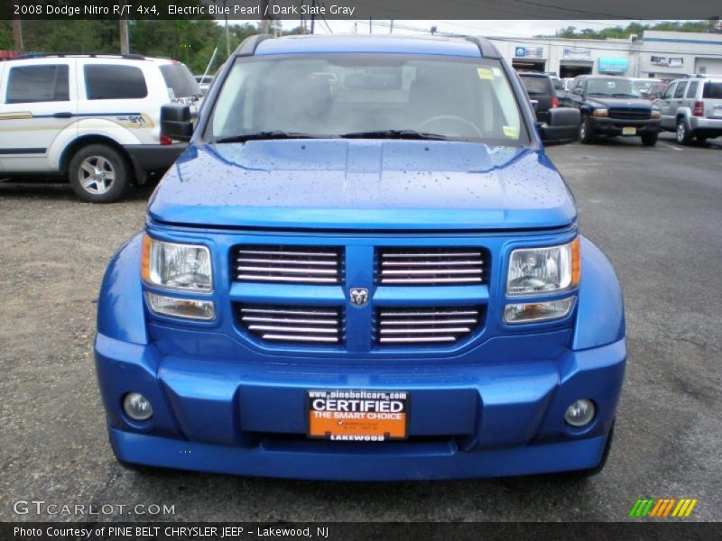 Electric Blue Pearl / Dark Slate Gray 2008 Dodge Nitro R/T 4x4