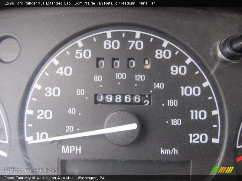 Light Prairie Tan Metallic / Medium Prairie Tan 1998 Ford Ranger XLT Extended Cab