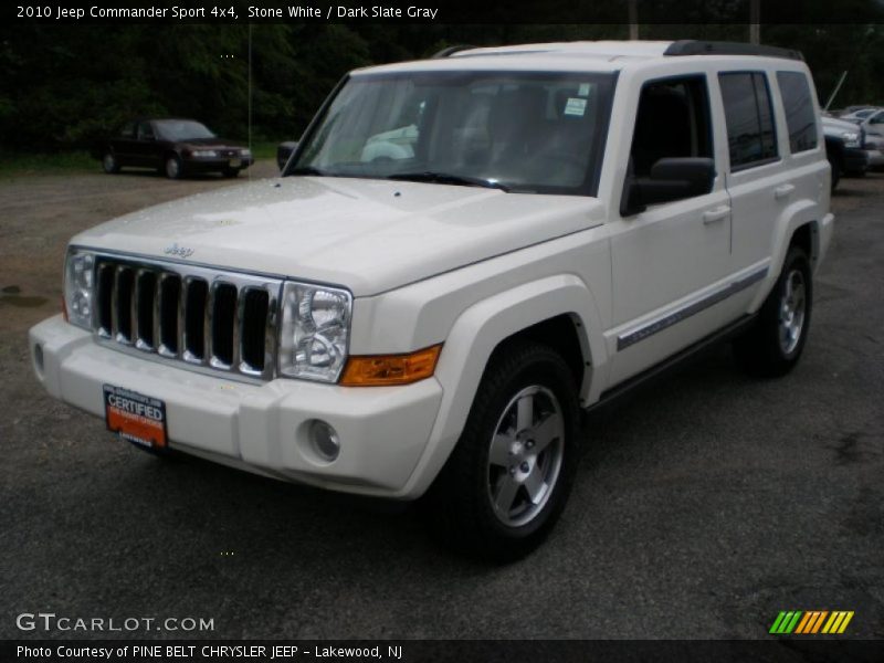 Stone White / Dark Slate Gray 2010 Jeep Commander Sport 4x4