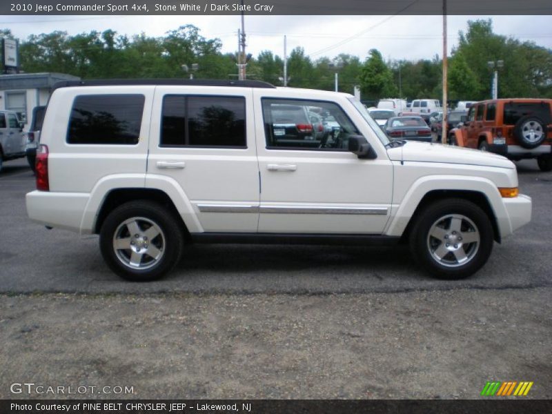 Stone White / Dark Slate Gray 2010 Jeep Commander Sport 4x4