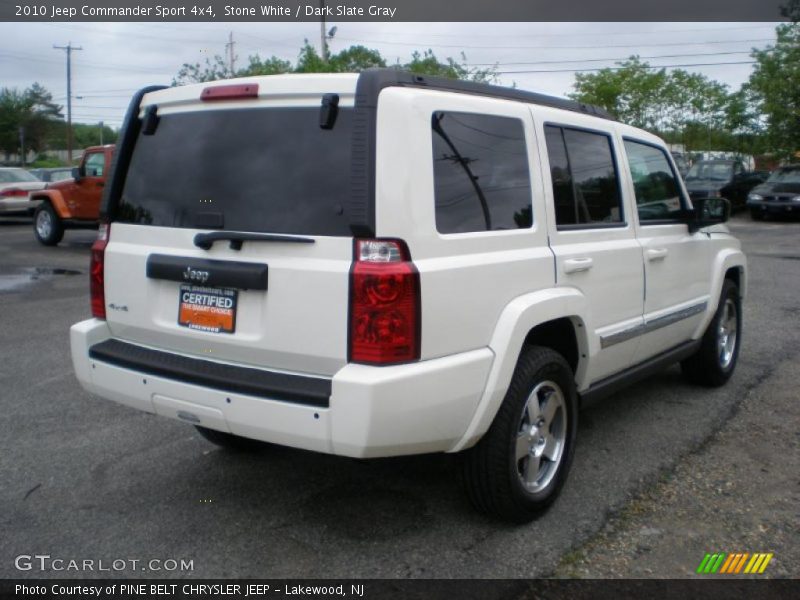 Stone White / Dark Slate Gray 2010 Jeep Commander Sport 4x4