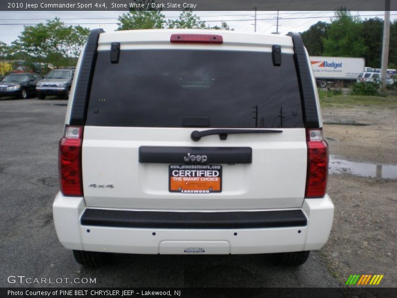 Stone White / Dark Slate Gray 2010 Jeep Commander Sport 4x4