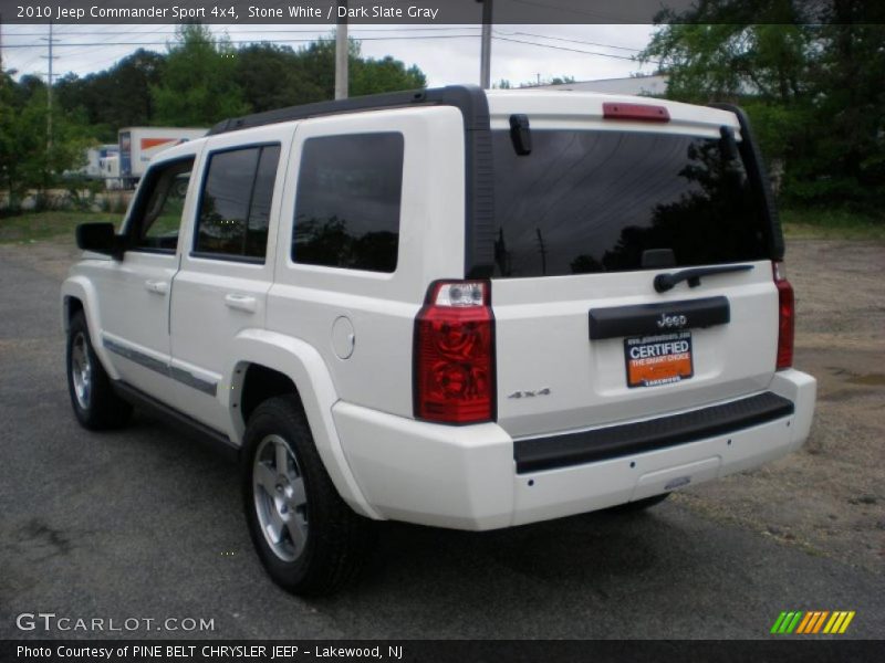 Stone White / Dark Slate Gray 2010 Jeep Commander Sport 4x4