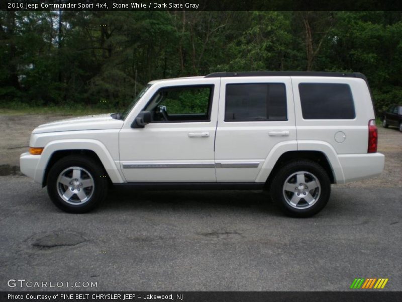 Stone White / Dark Slate Gray 2010 Jeep Commander Sport 4x4