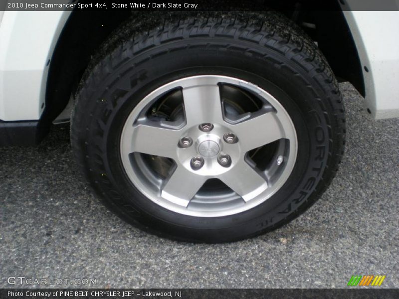 Stone White / Dark Slate Gray 2010 Jeep Commander Sport 4x4