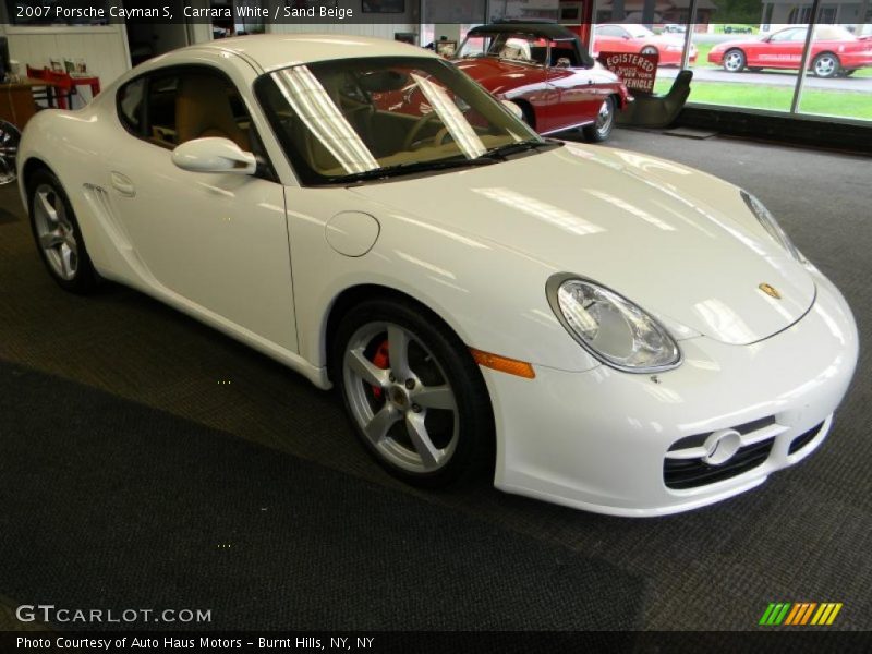 Carrara White / Sand Beige 2007 Porsche Cayman S