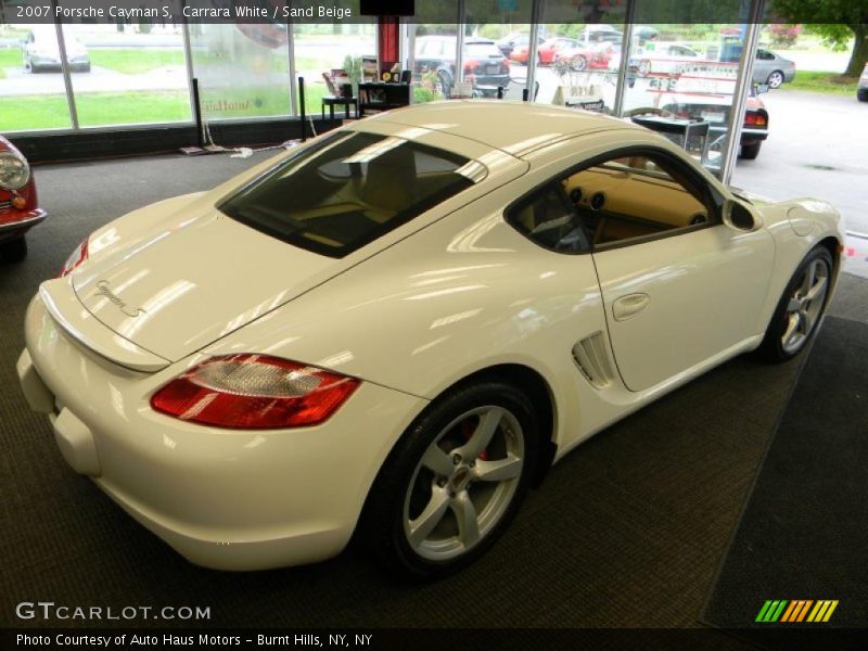 Carrara White / Sand Beige 2007 Porsche Cayman S