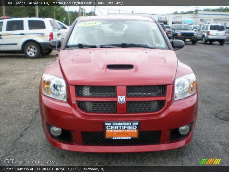 Inferno Red Crystal Pearl / Dark Slate Gray 2008 Dodge Caliber SRT4