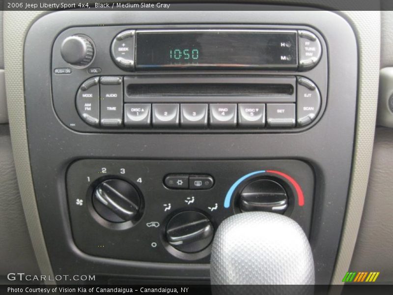 Black / Medium Slate Gray 2006 Jeep Liberty Sport 4x4