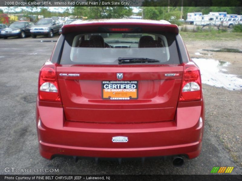 Inferno Red Crystal Pearl / Dark Slate Gray 2008 Dodge Caliber SRT4
