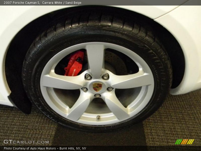 Carrara White / Sand Beige 2007 Porsche Cayman S