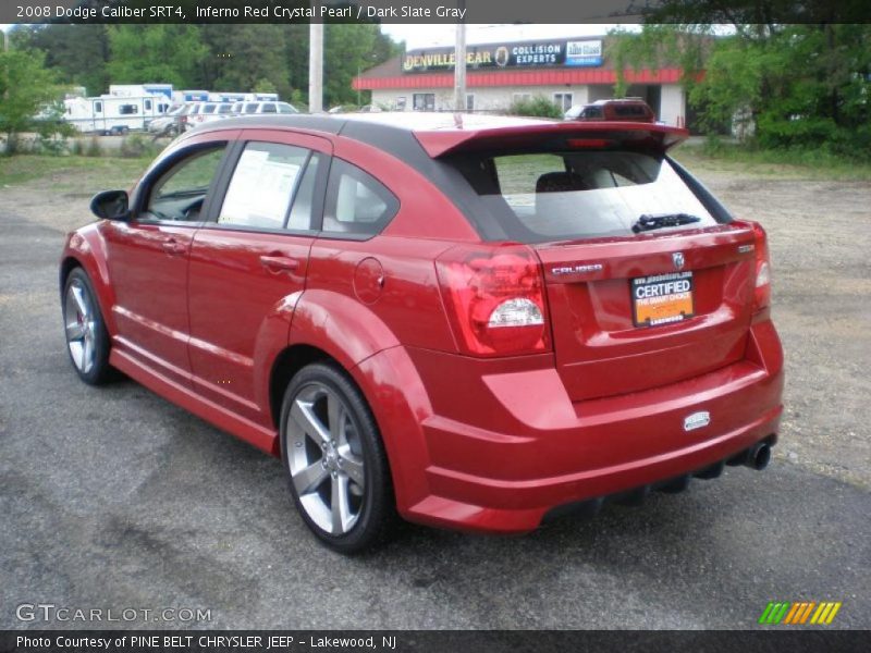 Inferno Red Crystal Pearl / Dark Slate Gray 2008 Dodge Caliber SRT4