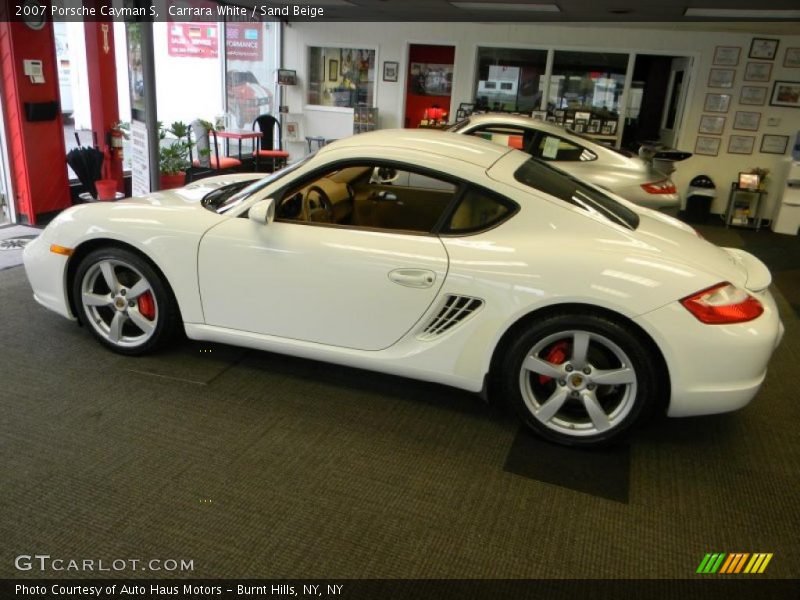 Carrara White / Sand Beige 2007 Porsche Cayman S