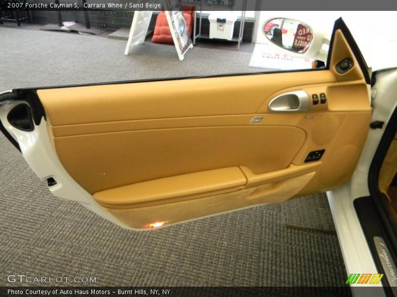 Carrara White / Sand Beige 2007 Porsche Cayman S