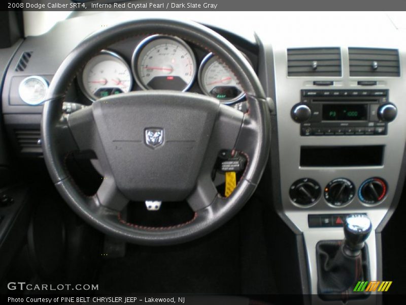 Inferno Red Crystal Pearl / Dark Slate Gray 2008 Dodge Caliber SRT4