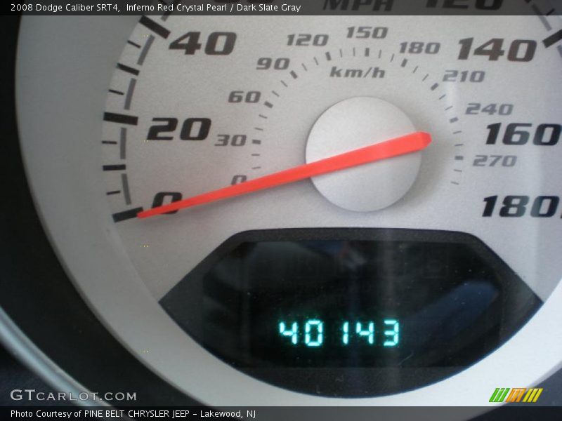 Inferno Red Crystal Pearl / Dark Slate Gray 2008 Dodge Caliber SRT4