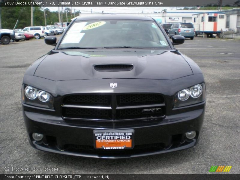 Brilliant Black Crystal Pearl / Dark Slate Gray/Light Slate Gray 2007 Dodge Charger SRT-8