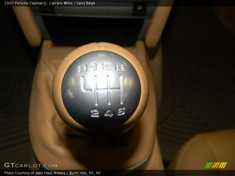 Carrara White / Sand Beige 2007 Porsche Cayman S