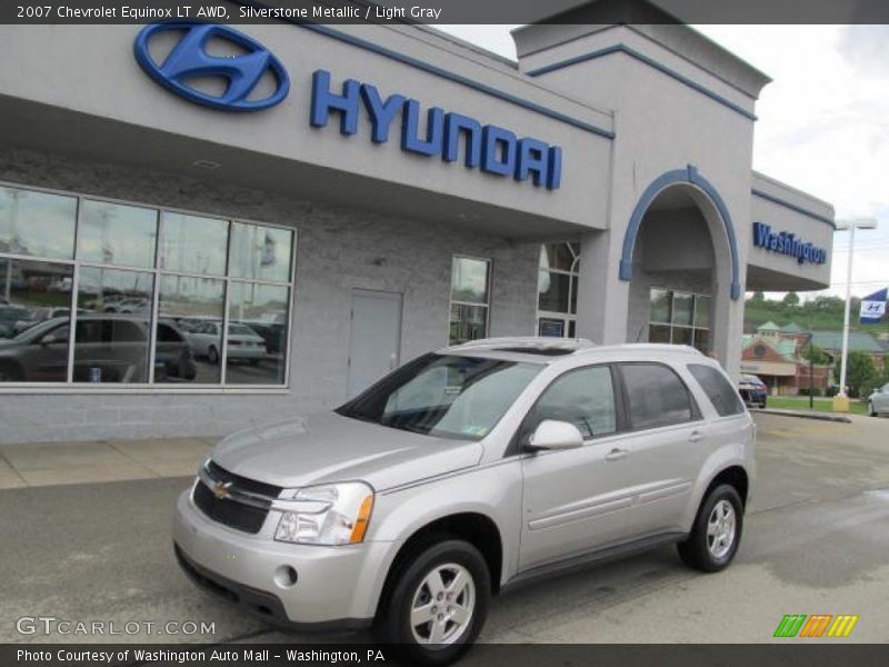 Silverstone Metallic / Light Gray 2007 Chevrolet Equinox LT AWD